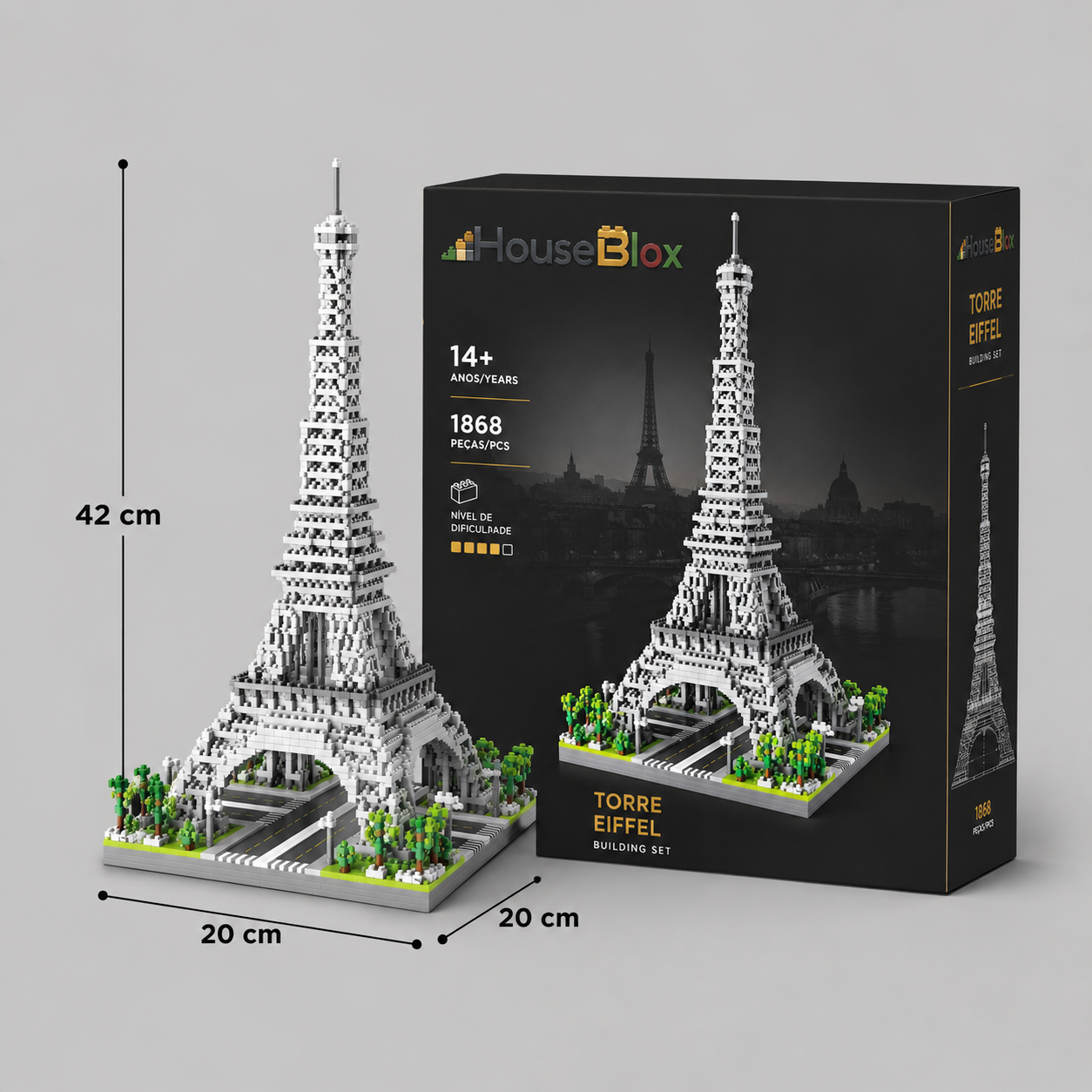 HouseBlox Signature – Eiffel Tower – 2622 Pieces