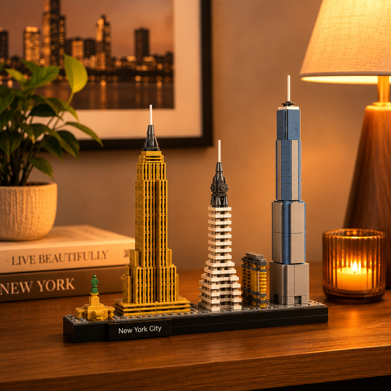 HouseBlox Signature – New York Skyline – 598 Pieces