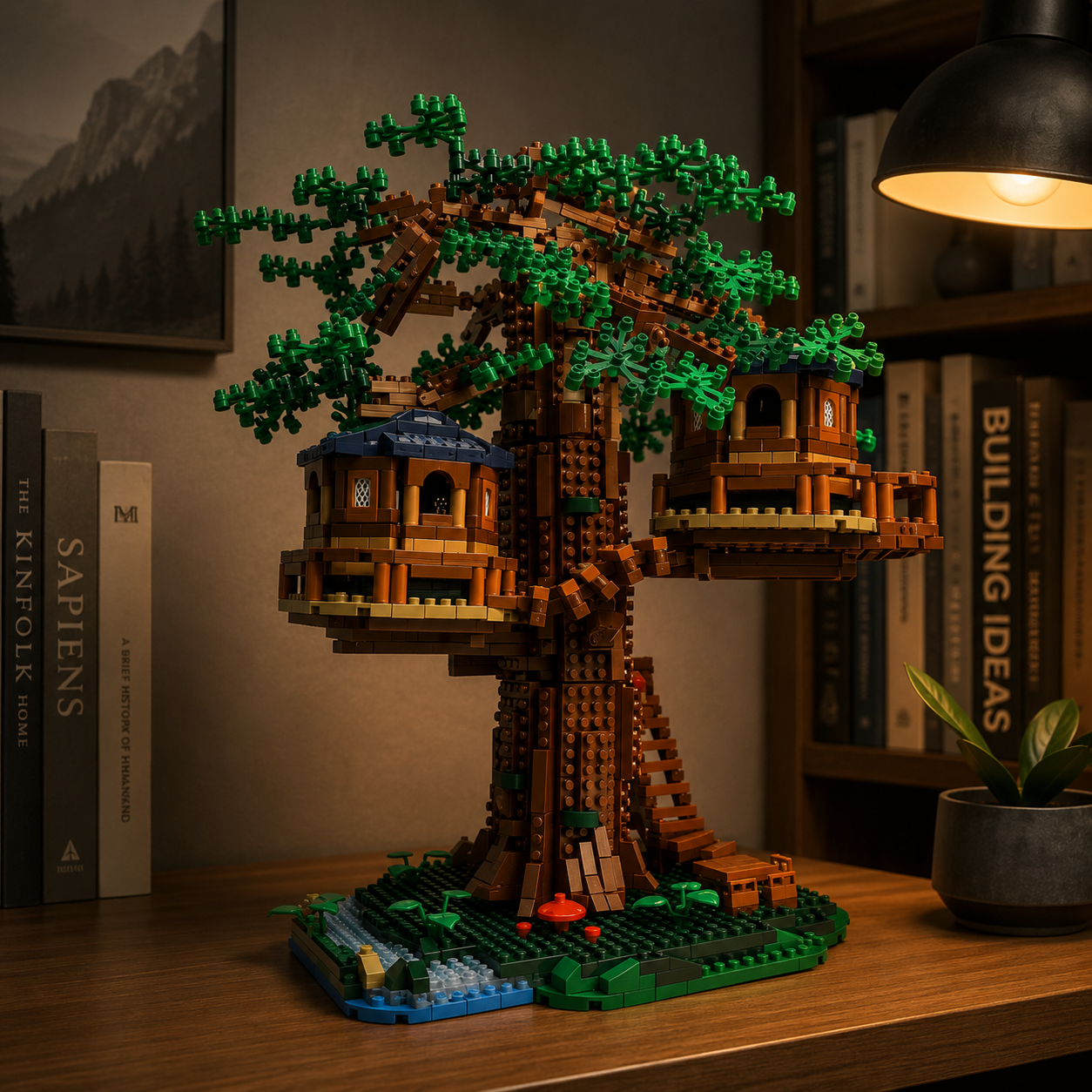HouseBlox Signature – Treetop Retreat – 3000 Pieces