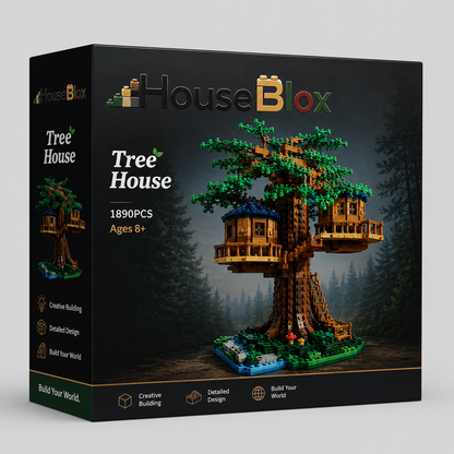 HouseBlox Signature – Treetop Retreat – 3000 Pieces