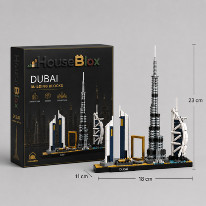 HouseBlox Signature – Dubai Skyline - 600+ Pieces