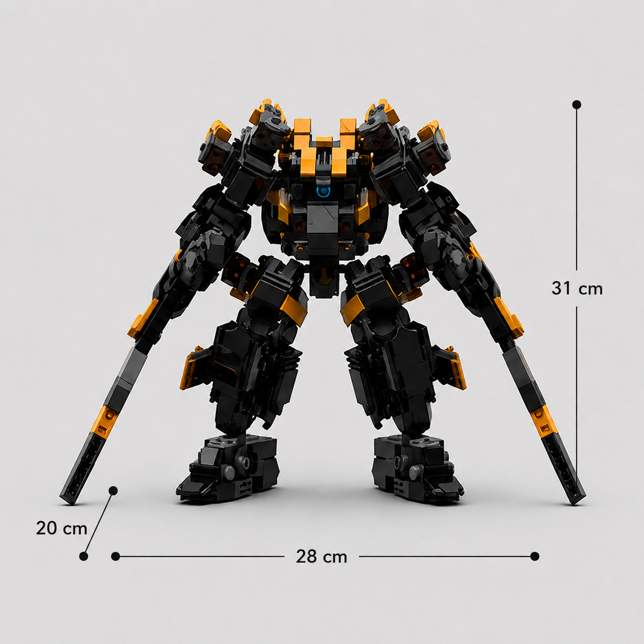 HouseBlox Signature – Dark Mech Warrior – 1980 Pieces