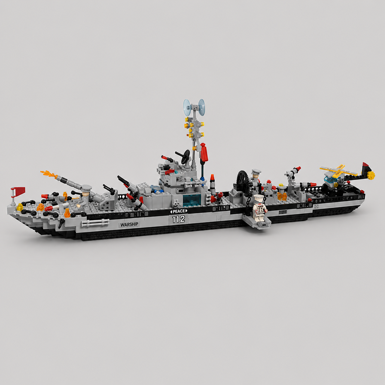 HouseBlox Signature – Warship – 1560 Pieces