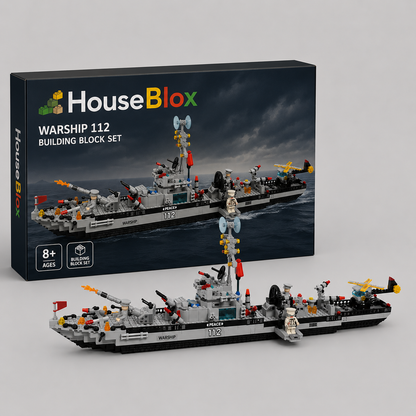 HouseBlox Signature – Warship – 1560 Pieces