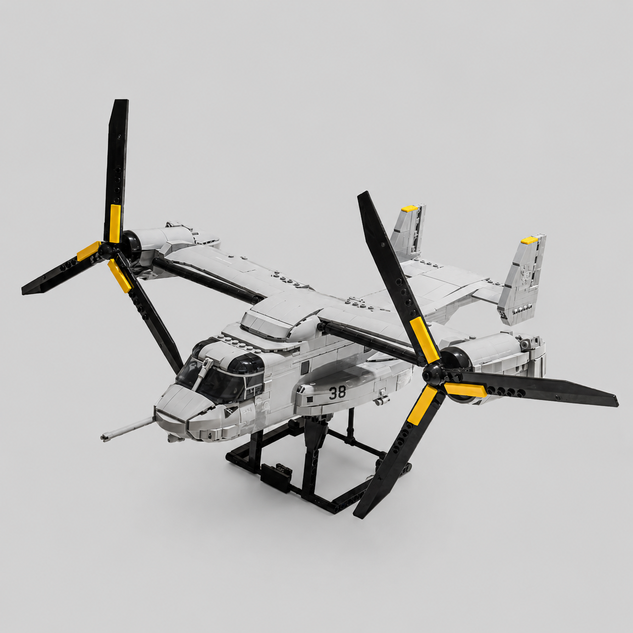 HouseBlox Signature – V-22 Osprey Tiltrotor Aircraft – 800 Pieces