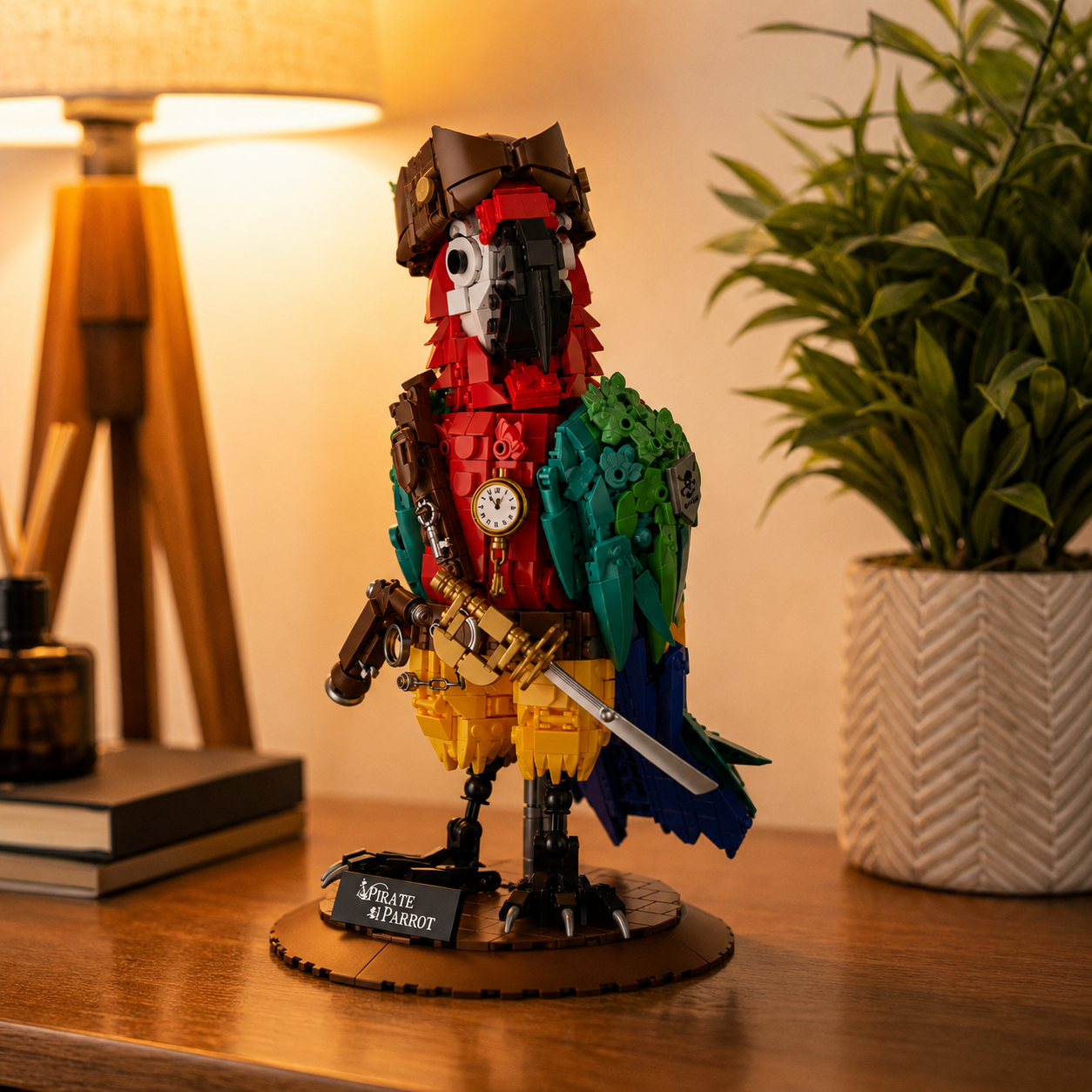 HouseBlox Signature – Pirate Parrot – 800 Pieces
