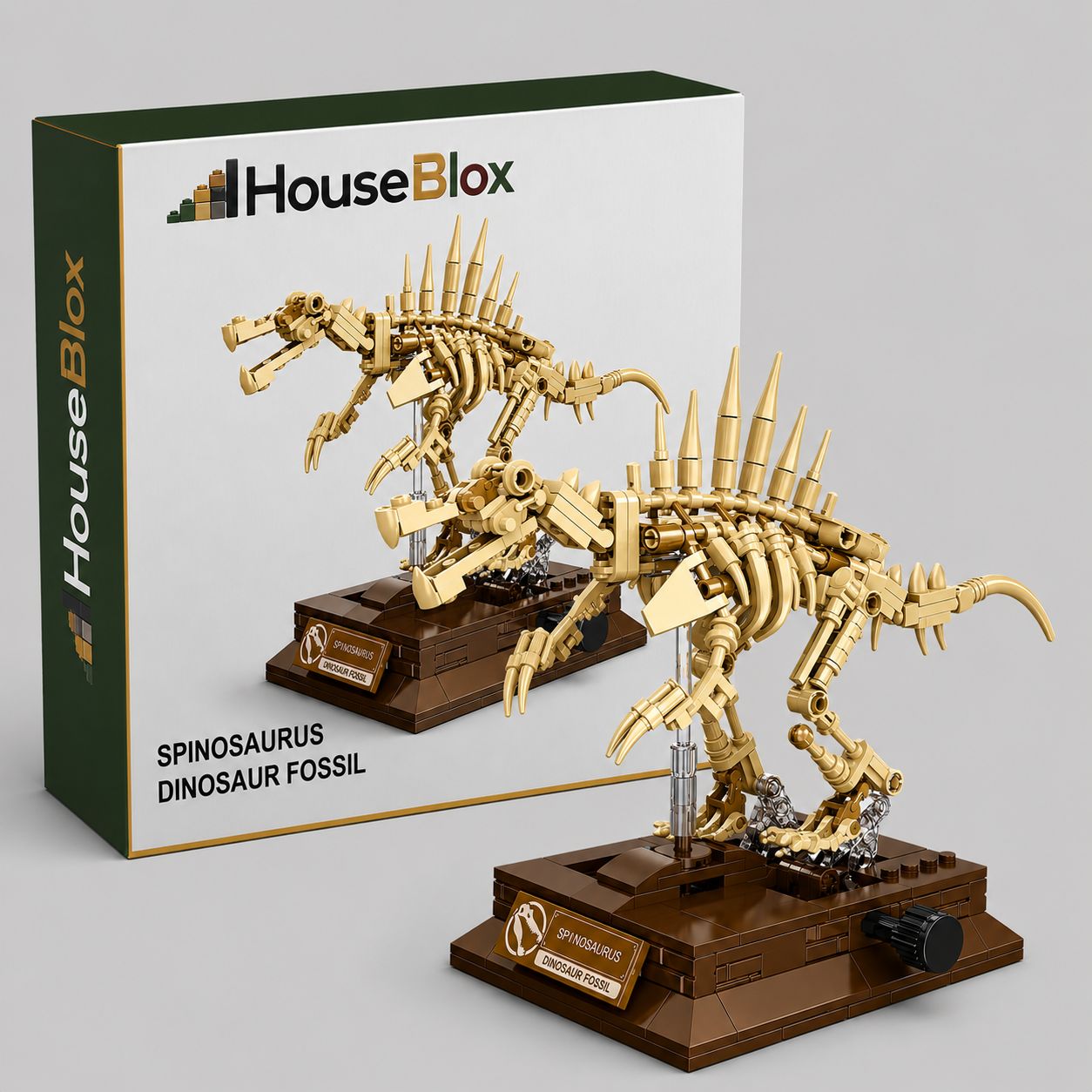 HouseBlox Signature – Spinosaurus Fossil Skeleton