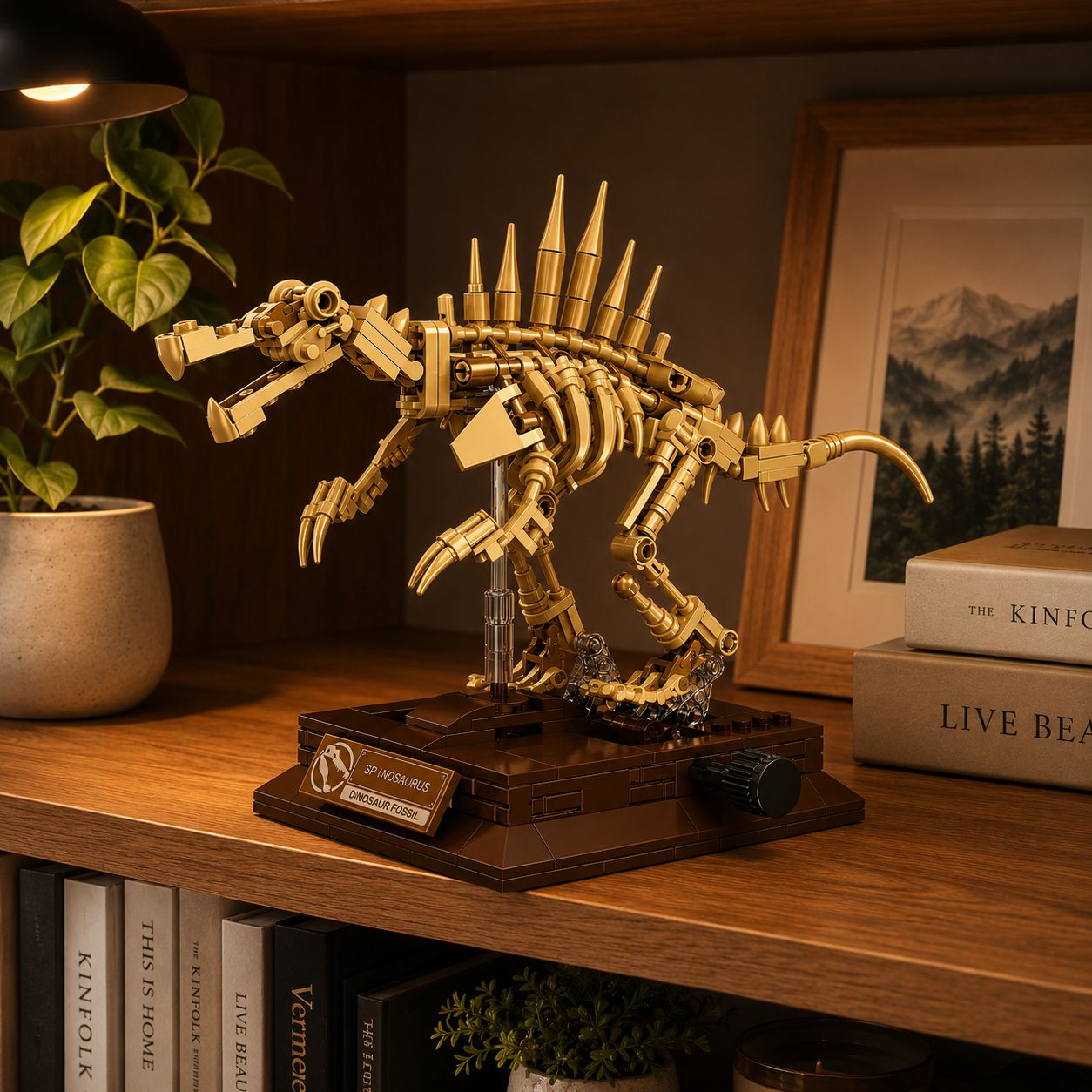 HouseBlox Signature – Spinosaurus Fossil Skeleton